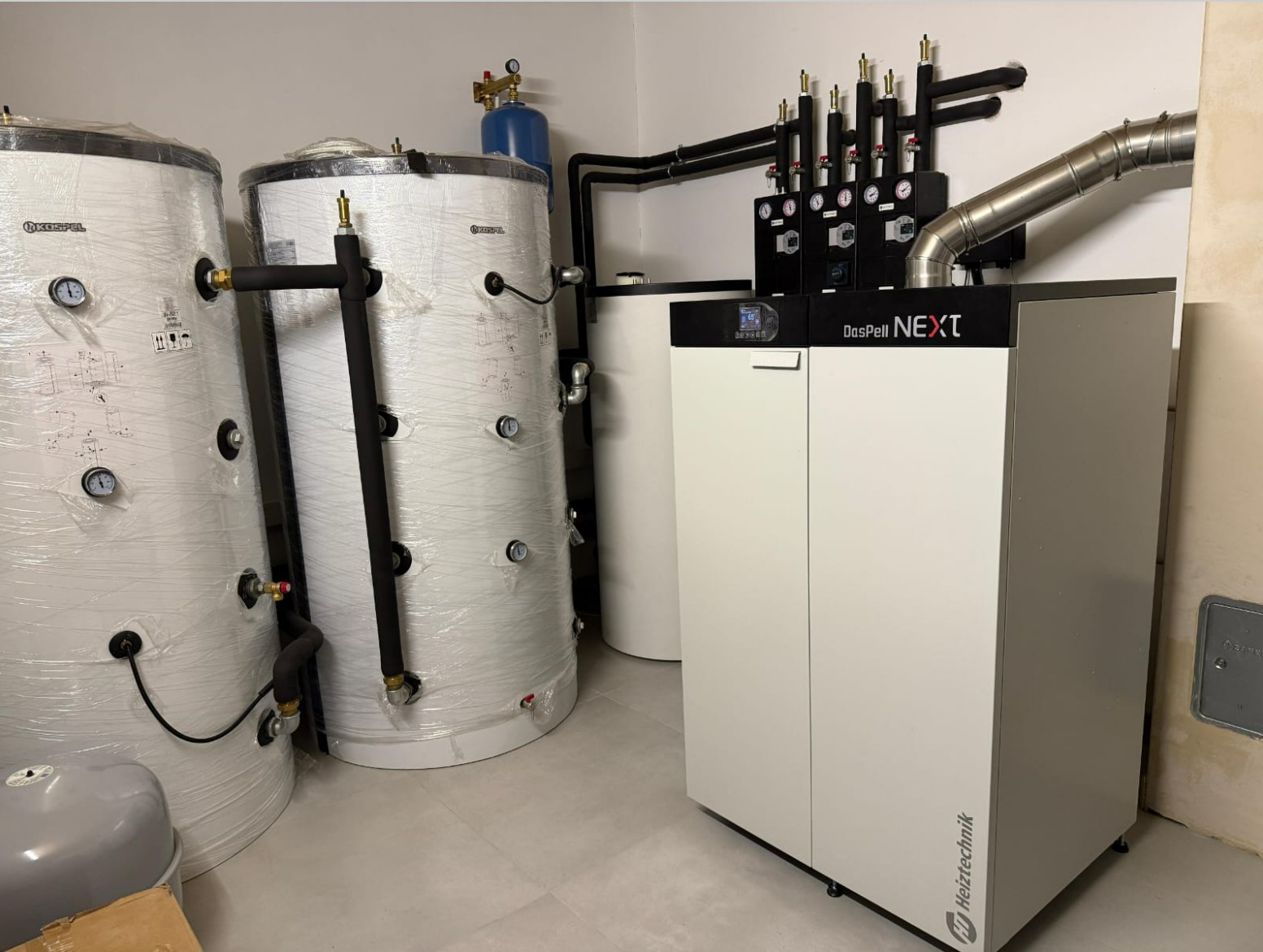 [Zdjecie instalacji grzewczej Ciepło Płynie]